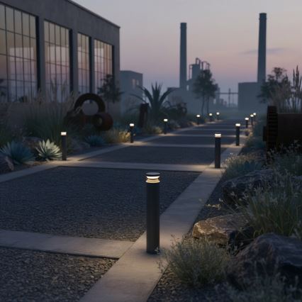 Ideal Lux - LED Välivalgusti BOEING LED/14W/230V d. 70 cm CRI 90 IP65 must