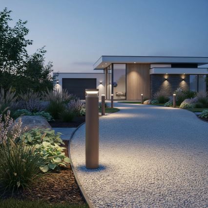 Ideal Lux - LED Välivalgusti BOEING LED/14W/230V d. 70 cm CRI 90 IP65 pruun