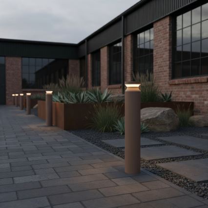 Ideal Lux - LED Välivalgusti BOEING LED/14W/230V d. 70 cm CRI 90 IP65 pruun