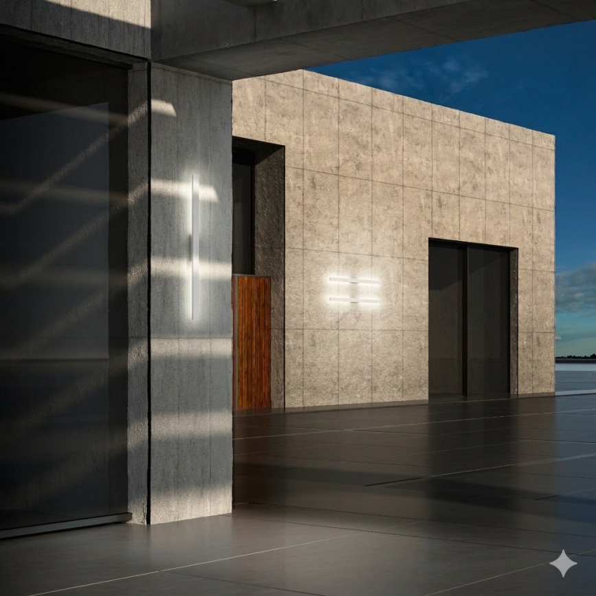 Ideal Lux - LED välisseinavalgusti LINEA LED/20W/230V CRI 90 104 cm IP54 valge