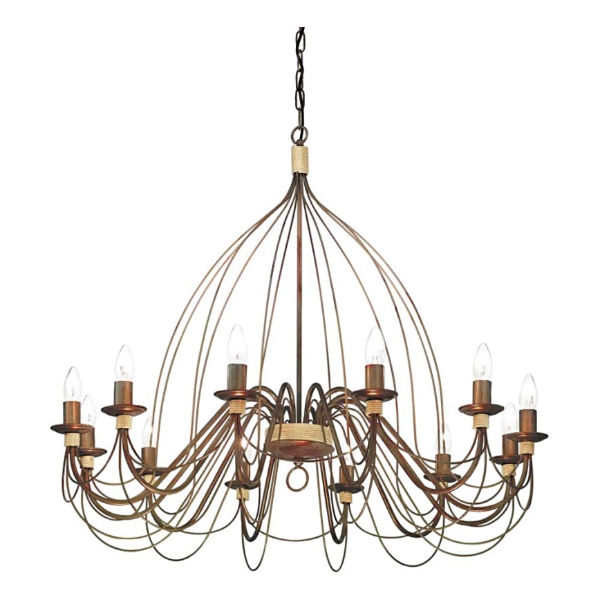 Ideal Lux - Lühter CORTE 12xE14/40W/230V d. 95 cm vask