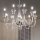Ideal Lux - Lühter DOGE 9xE14/40W/230V d. 75 cm läikiv kroom