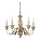 Ideal Lux - Lühter FIRENZE 5xE14/40W/230V d. 55 cm kuldne