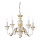 Ideal Lux - Lühter FIRENZE 5xE14/40W/230V d. 55 cm valge/kuldne