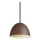 Ideal Lux - Lühter FOLK 1xE27/60W/230V d. 18 cm pruun