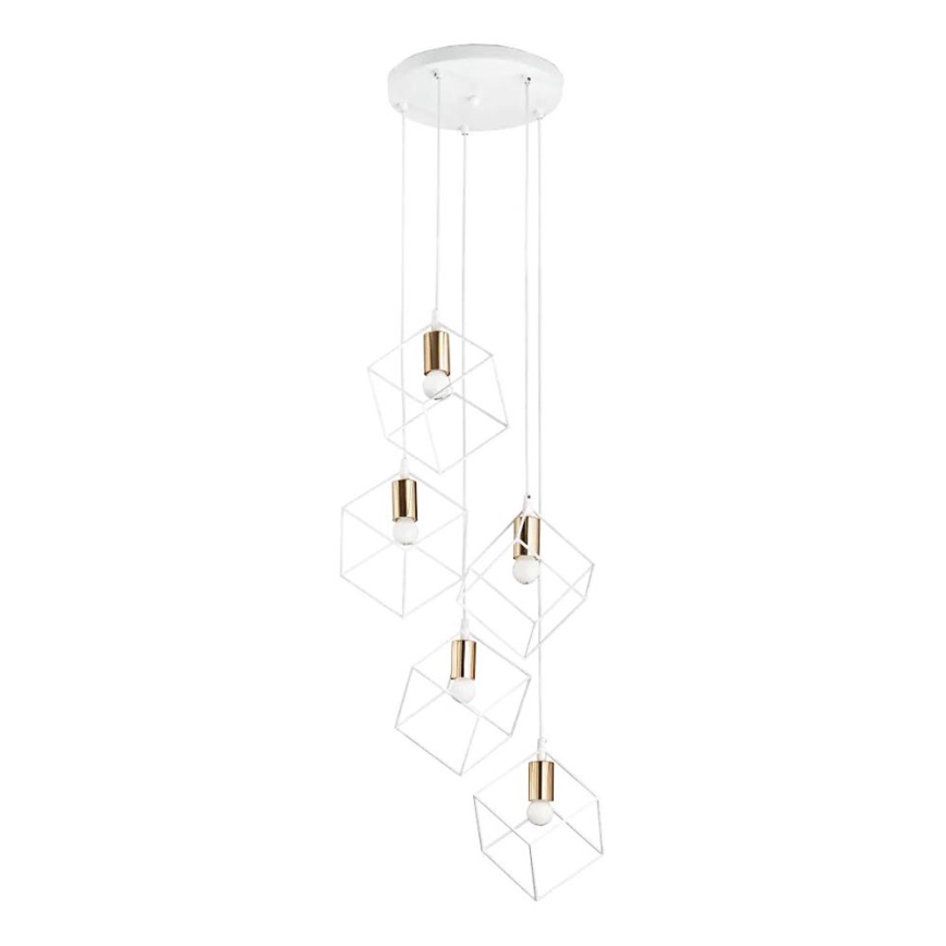 Ideal Lux - Lühter ICE 5xE27/60W/230V d. 50 cm valge