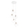 Ideal Lux - Lühter ICE 5xE27/60W/230V d. 50 cm valge