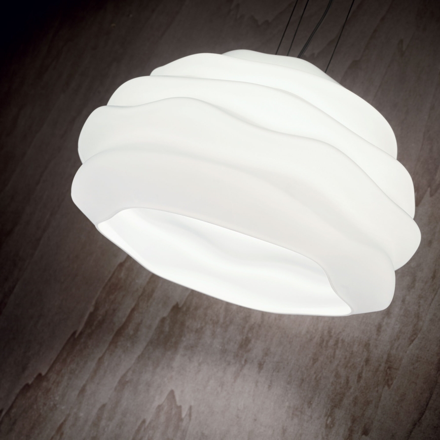 Ideal Lux - Lühter KARMA 1xE27/60W/230V d. 39 cm valge