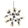 Ideal Lux - Lühter KEPLER 18xE27/42W/230V d. 69 cm must/suitsune