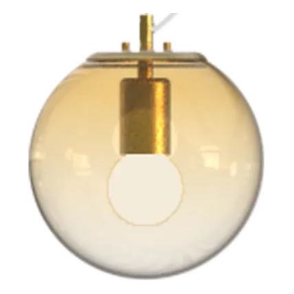 Ideal Lux - Lühter MAPA 1xE27/42W/230V d. 20 cm kuldne/suitsune