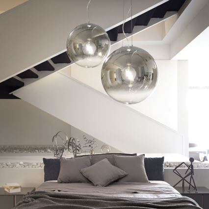 Ideal Lux - Lühter MAPA 1xE27/42W/230V d. 50 cm hall/suitsune
