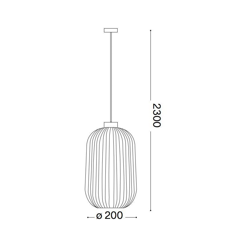 Ideal Lux - Lühter MINT 1xE27/60W/230V d. 20 cm roheline