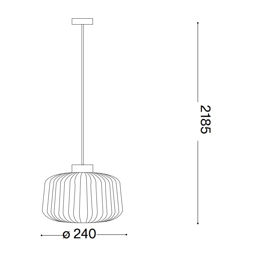 Ideal Lux - Lühter MINT 1xE27/60W/230V d. 24 cm roheline