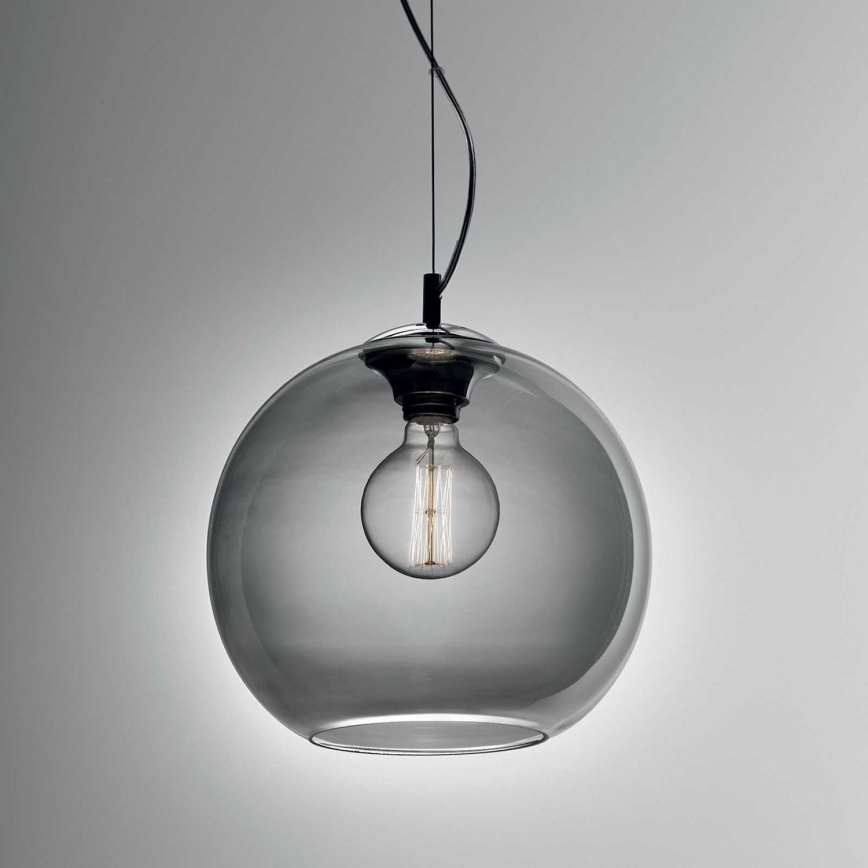 Ideal Lux - Lühter NEMO 1xE27/42W/230V d. 30 cm suitsune