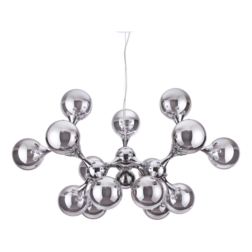 Ideal Lux - Lühter NODI 15xE14/28W/230V läikiv kroom