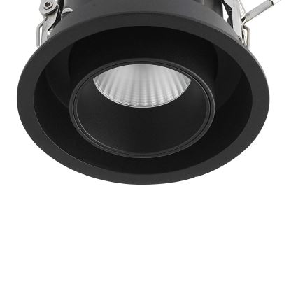 Ideal Lux - NOVA LED süvistatav suunavalgusti, 12 W / 230 V, 4000 K, CRI 90, Ø 10 cm, must