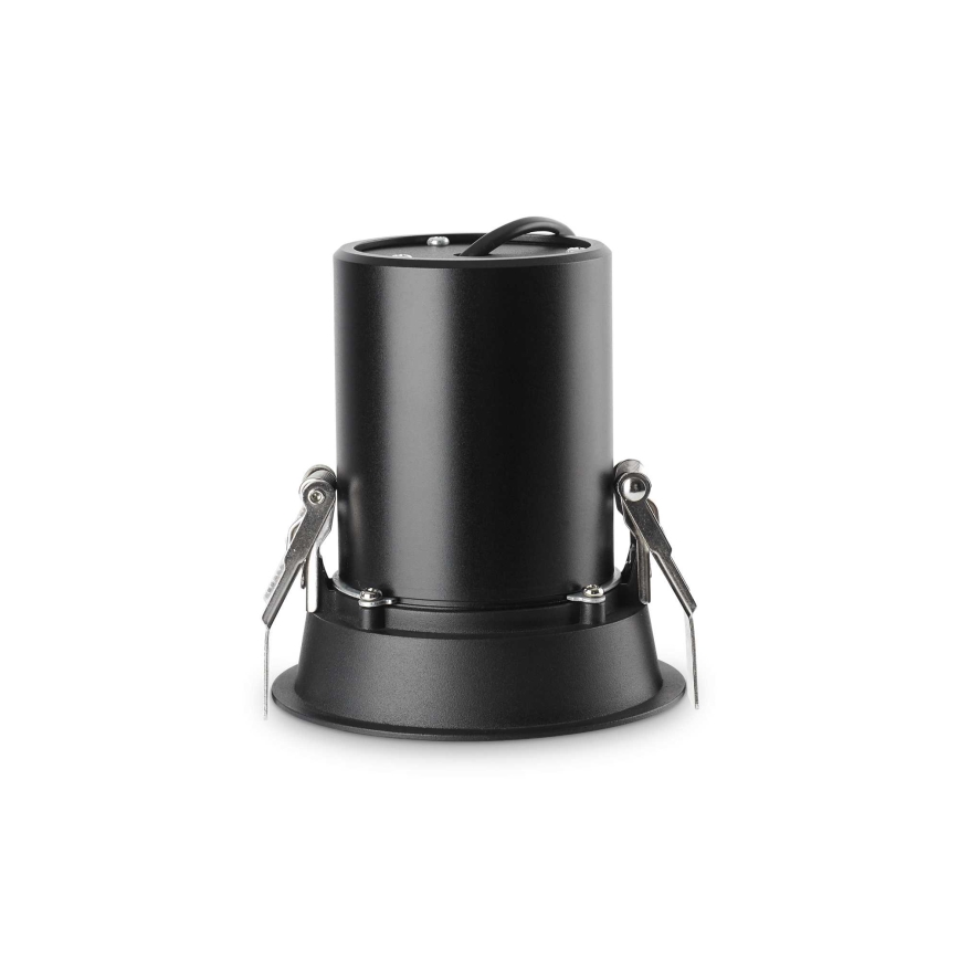 Ideal Lux - NOVA LED süvistatav suunavalgusti, 12 W / 230 V, 4000 K, CRI 90, Ø 10 cm, must