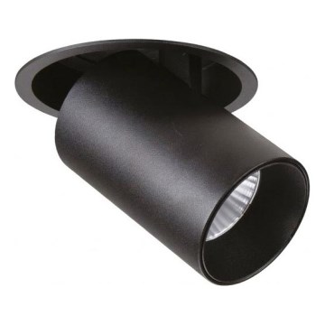 Ideal Lux - NOVA LED süvistatav suunavalgusti, 12 W / 230 V, 4000 K, CRI 90, Ø 10 cm, must