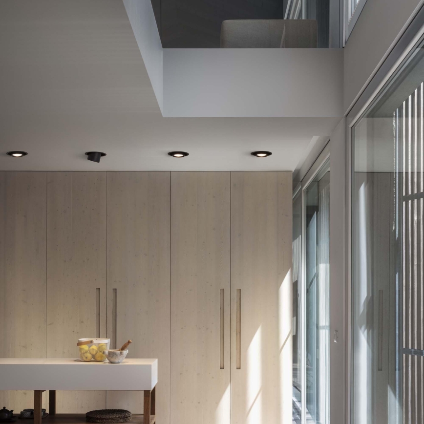 Ideal Lux - süvistatav LED-spotvalgusti NOVA LED/30W/230V 3000K CRI 90, läbimõõt 15,4 cm, must