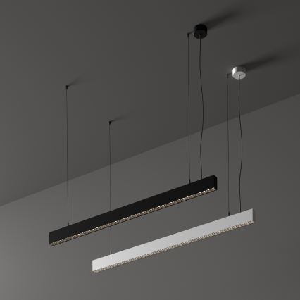 Ideal Lux - OFFICE rippvalgusti riputuskaablil LED/30W/230V 4000K CRI 90 must