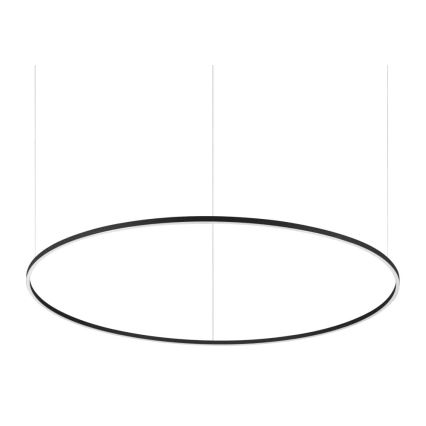 Ideal Lux - LED-lühter riputuskaabliga ORACLE SLIM LED/83W/230V 4000K CRI 90 läbimõõt 150 cm must