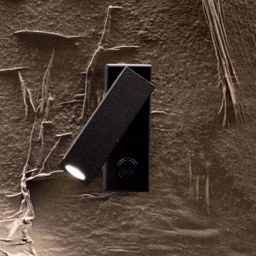 Ideal Lux - PAGE LED seinapunktvalgusti LED/3W/230V CRI 90 must