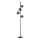 Ideal Lux - PERLAGE LED-põrandalamp 4xG9/3W/230V must/suitsutud must