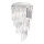 Ideal Lux - Pinnale kinnitatav kristall-lühter CARLTON 8xE14/40W/230V d. 40 cm läikiv kroom