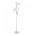 Ideal Lux - Põrandalamp 2xE27/60W/230V hõbedane