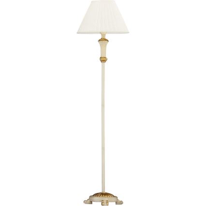 Ideal Lux - Põrandalamp FIRENZE 1xE14/40W/230V valge/kuldne