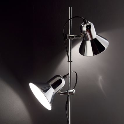 Ideal Lux - põrandalamp POLLY 2xE27/60W/230V läikiv kroom