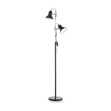Ideal Lux - põrandalamp POLLY 2xE27/60W/230V must