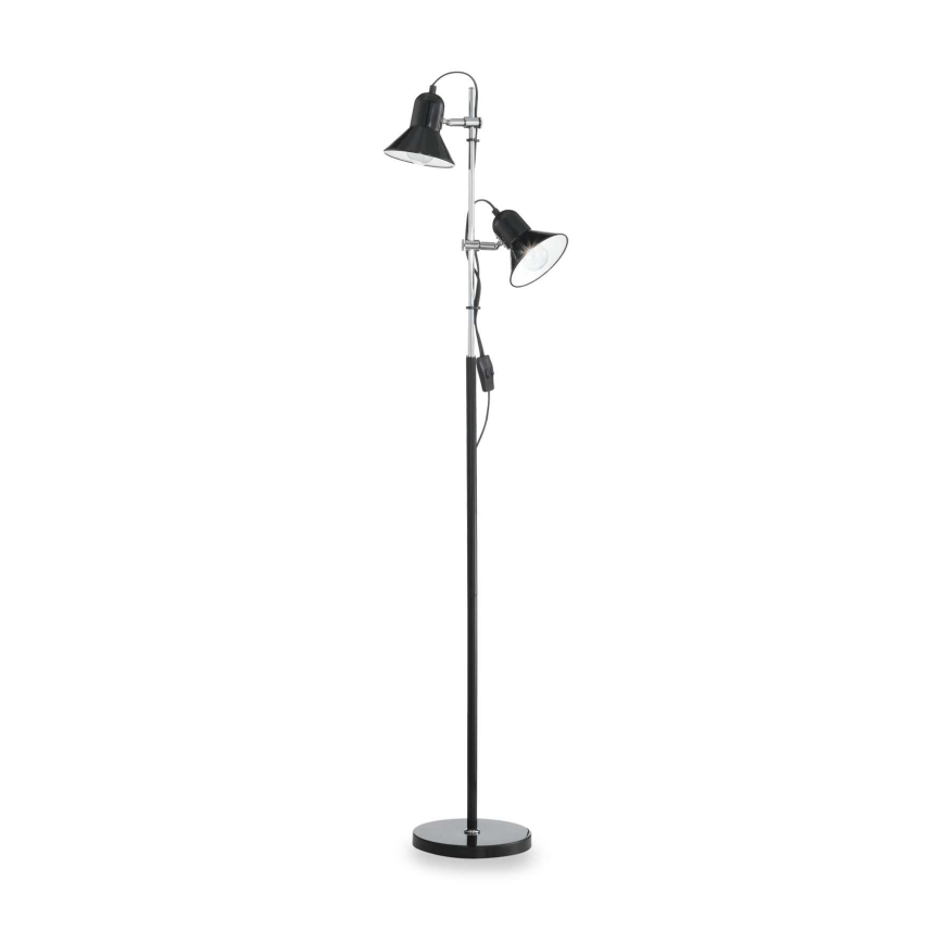 Ideal Lux - põrandalamp POLLY 2xE27/60W/230V must