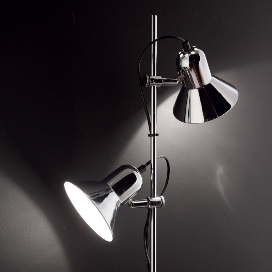 Ideal Lux - põrandalamp POLLY 2xE27/60W/230V must