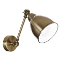 Ideal Lux - pronksivärvi seinalamp 1xE27/42W/230V