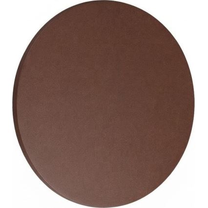 Ideal Lux - LED välisseinale kinnitatav seinavalgusti PUNTO LED/12W/230V CRI 90 läbimõõt 24 cm IP54 pruun
