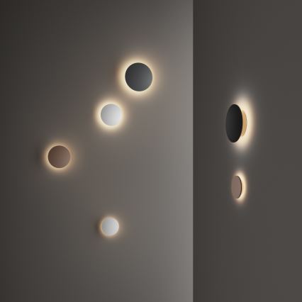 Ideal Lux - LED välisseinavalgusti PUNTO LED/9W/230V CRI 90 läbimõõt 18 cm IP54 pruun