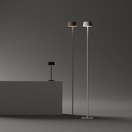 Ideal Lux - LED reguleeritav puutetundlik välisvalgusti PURE LED/1,5W/3,7V 2200 mAh CRI 90 IP54 must