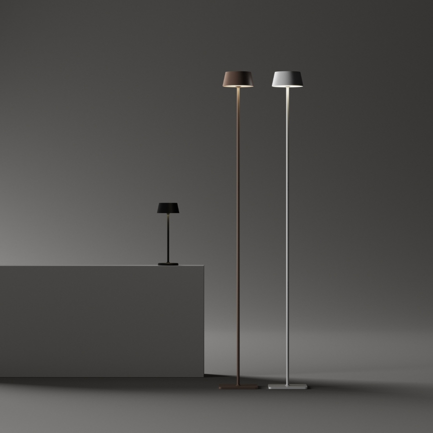 Ideal Lux - LED reguleeritav puutetundlik välisvalgusti PURE LED/1,5W/3,7V 2200 mAh CRI 90 IP54 must