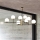 Ideal Lux - Ripplühter GOURMET 9xE14/28W/230V d. 131,5 cm kuldne