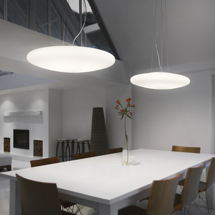 Ideal Lux - Ripplühter kaabliga SMARTIES 3xE27/42W/230V läbimõõt 42,5 cm valge
