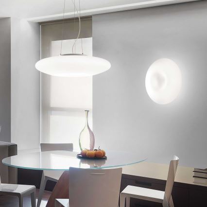 Ideal Lux - Ripplühter kaablil GLORY 3xE27/60W/230V, läbimõõt 50 cm, valge