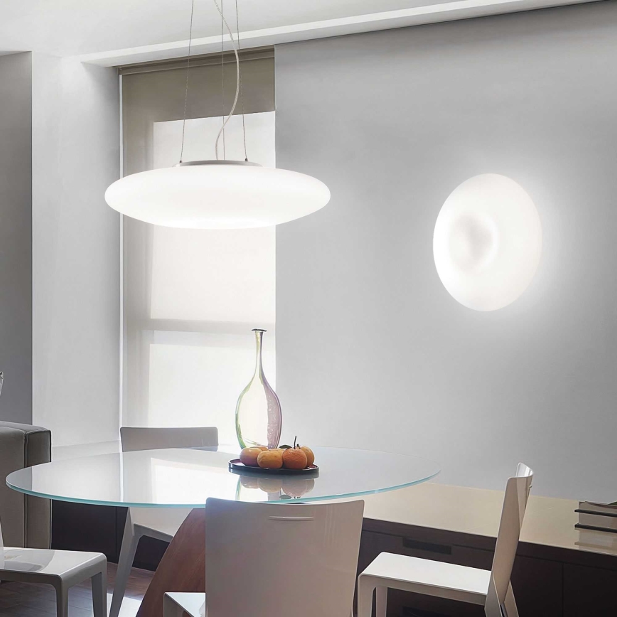 Ideal Lux - Ripplühter kaablil GLORY 3xE27/60W/230V, läbimõõt 50 cm, valge