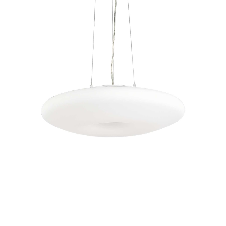 Ideal Lux - Ripplühter kaablil GLORY 3xE27/60W/230V, läbimõõt 50 cm, valge