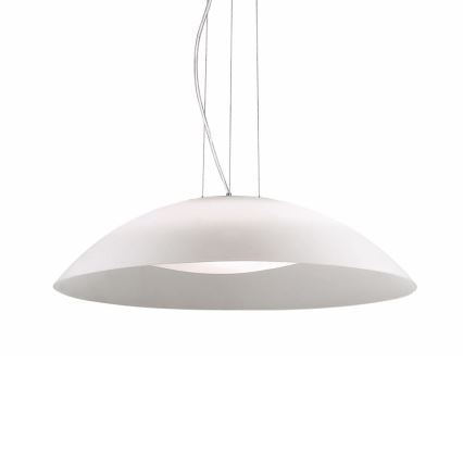 Ideal Lux - Rippvalgusti juhtmega 3xE27/60W/230V läbimõõt 64 cm valge