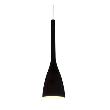 Ideal Lux - Rippvalgusti kaabliga FLUT 1xE27/60W/230V, läbimõõt 14,5 cm, must