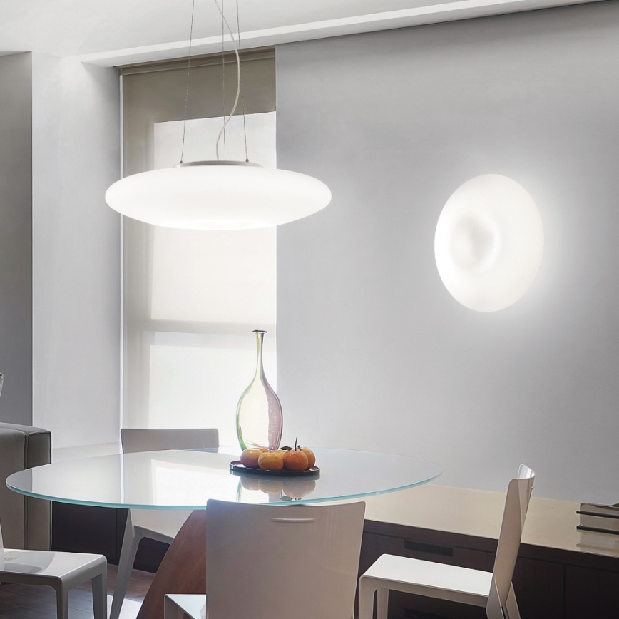 Ideal Lux - rippvalgusti kaabliga GLORY, 5xE27/60W/230V, läbimõõt 60 cm, valge