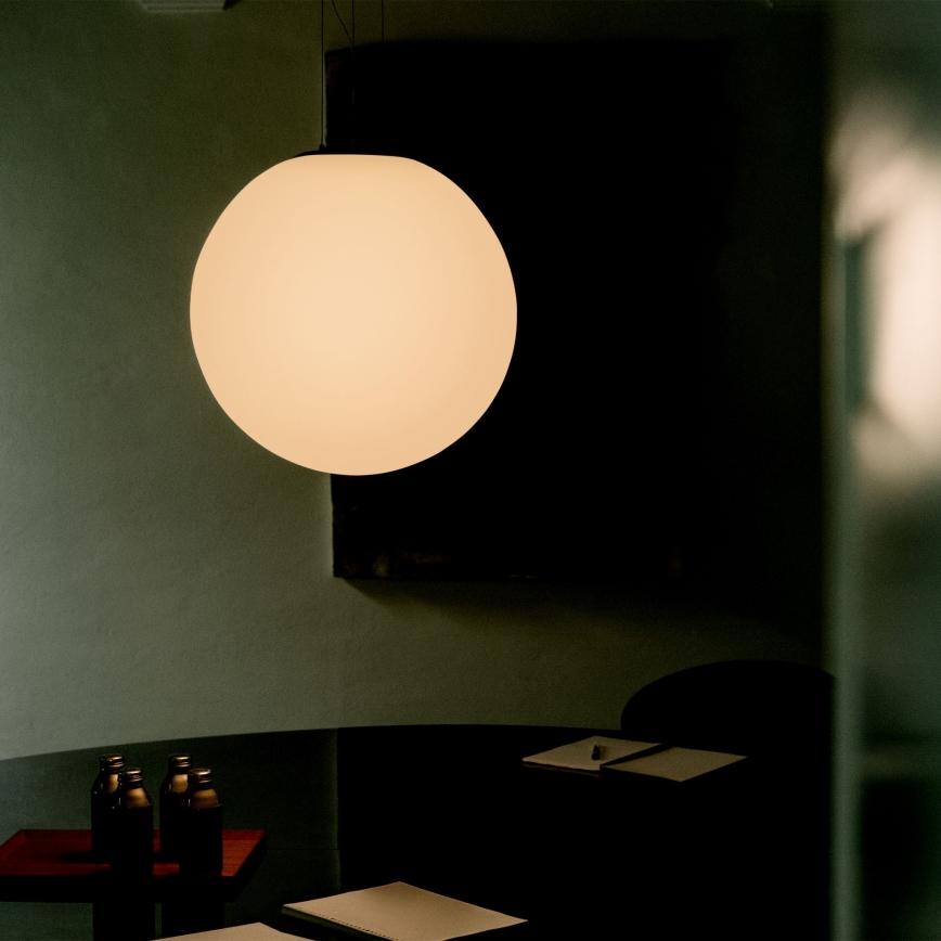 Ideal Lux - Rippvalgusti kaabliga MAPA 1xE27/42W/230V läb. 40 cm valge