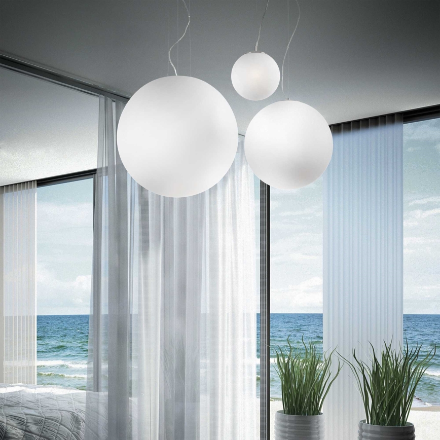 Ideal Lux - rippvalgusti kaablil MAPA 1xE27/42W/230V, Ø 20 cm, valge