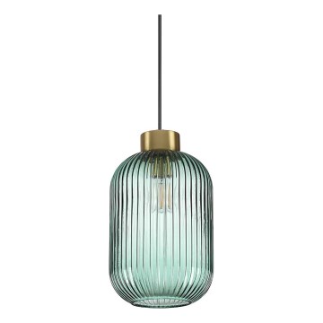 Ideal Lux - Rippvalgusti kaablil MINT 1xE27/60W/230V läbimõõt 14 cm roheline